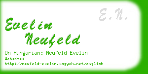 evelin neufeld business card